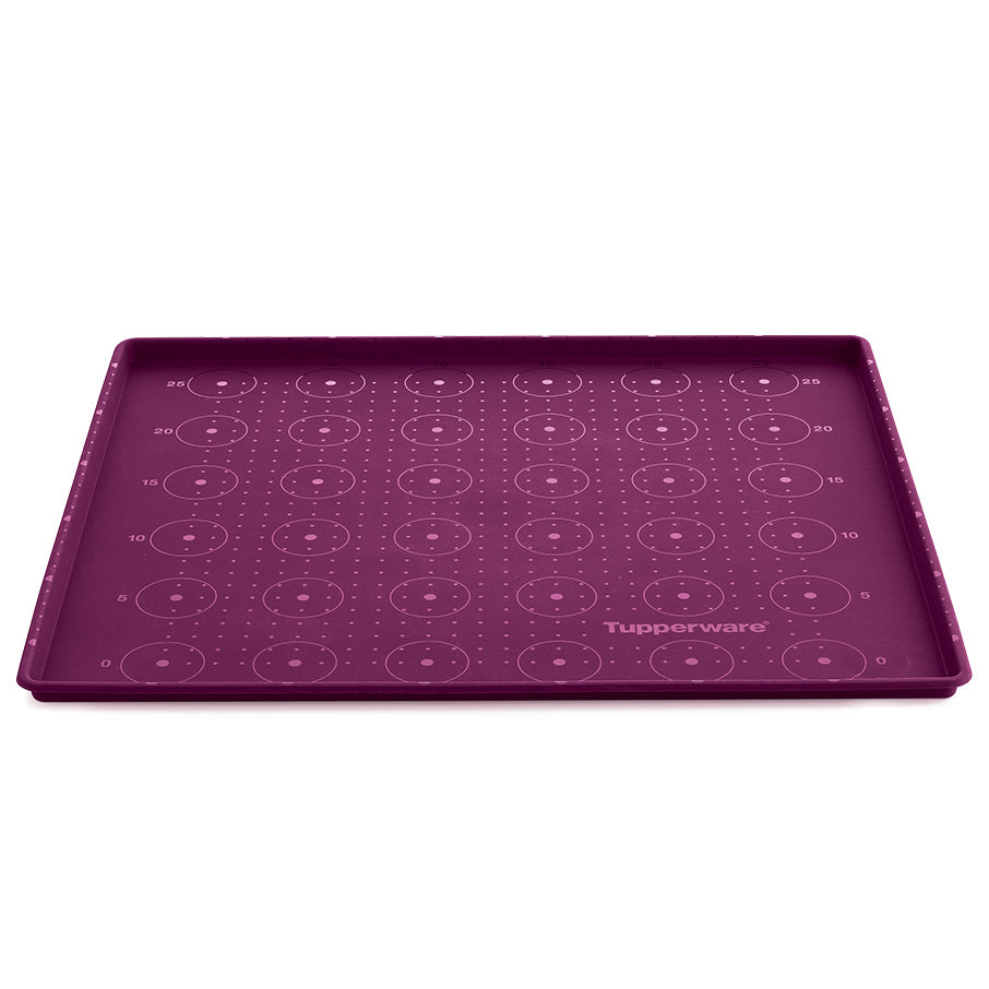 siliconen bakmat met opstaande rand paarse kool