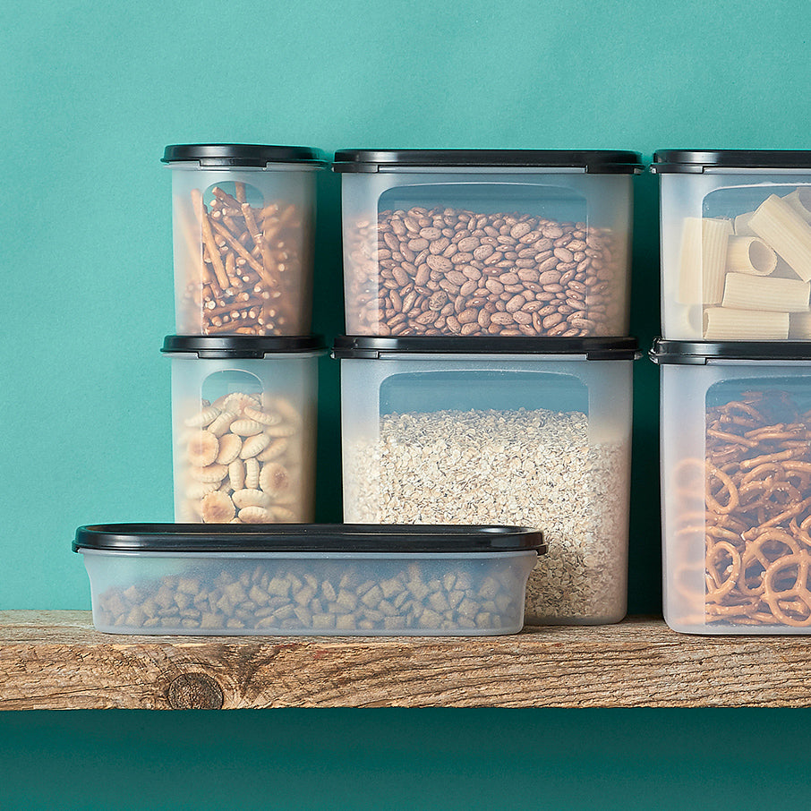 tupperware modular mates super oval 1 voedselbewaarcontainer gitzwart