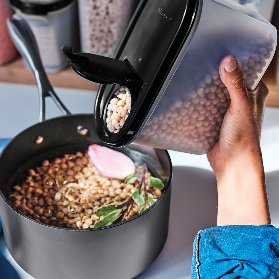 tupperware modular mates ovaal schenkdeksel voedselbewaring gitzwart