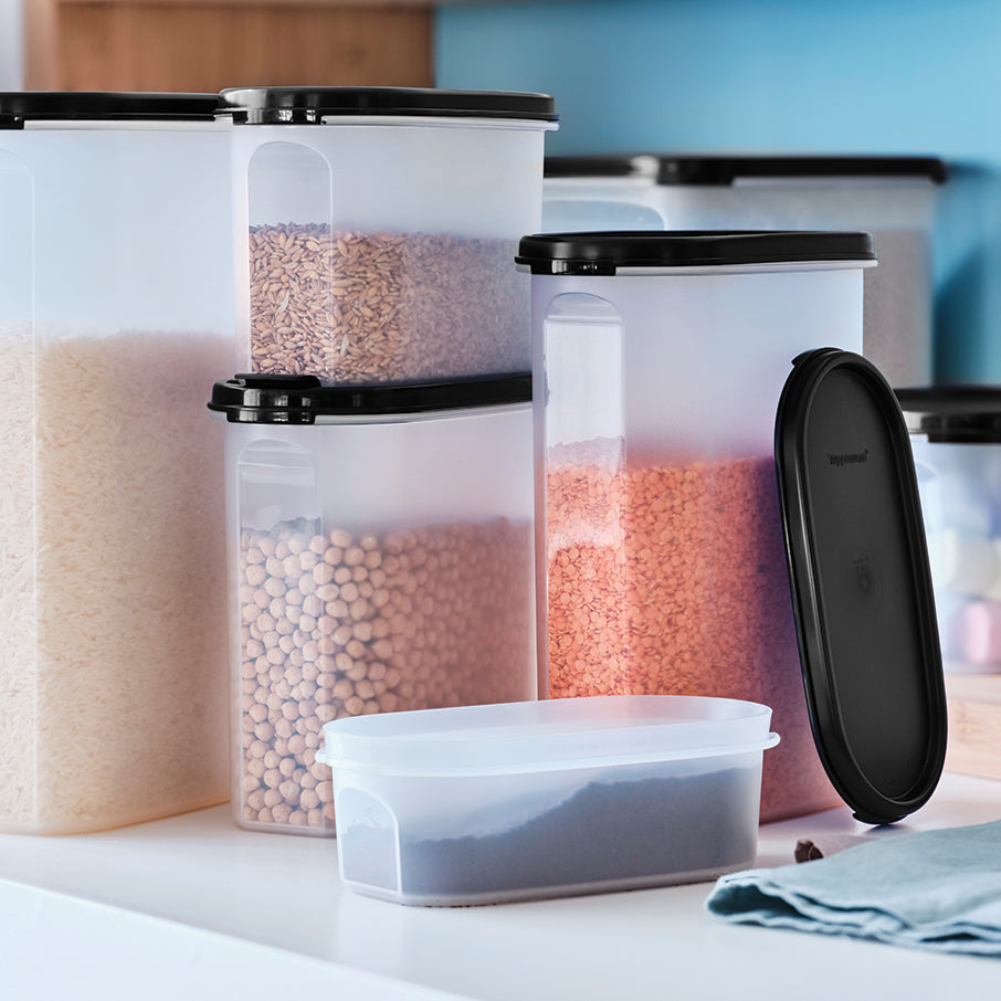 tupperware modular mates ovaal 1 voedselbewaarcontainer gitzwart