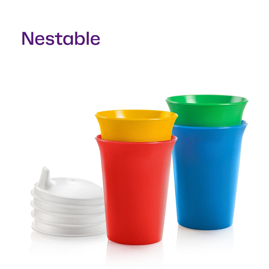 bell tumblers sipper seal set groen geel rood blauw
