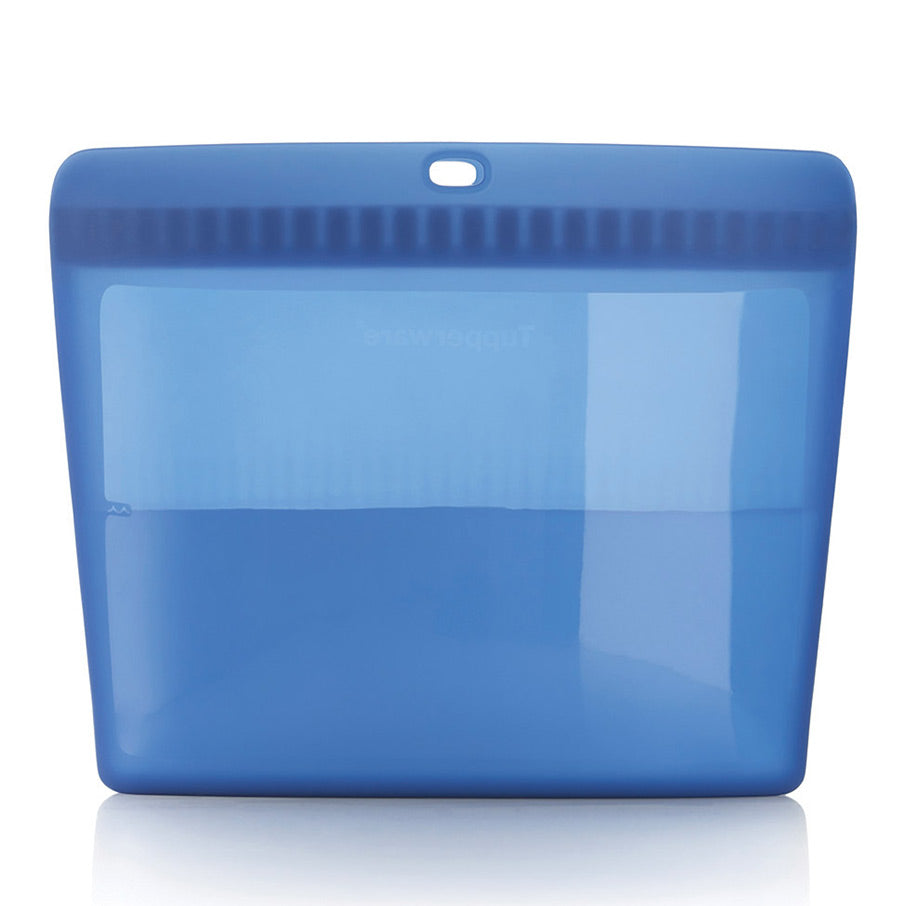 ultieme siliconen staande tas groot transparant basisblauw