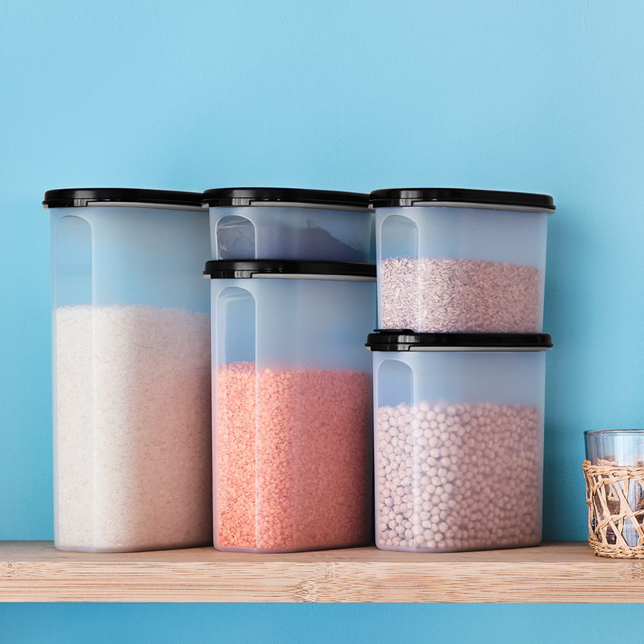 tupperware modular mates ovaal 2 voedselbewaarcontainer gitzwart