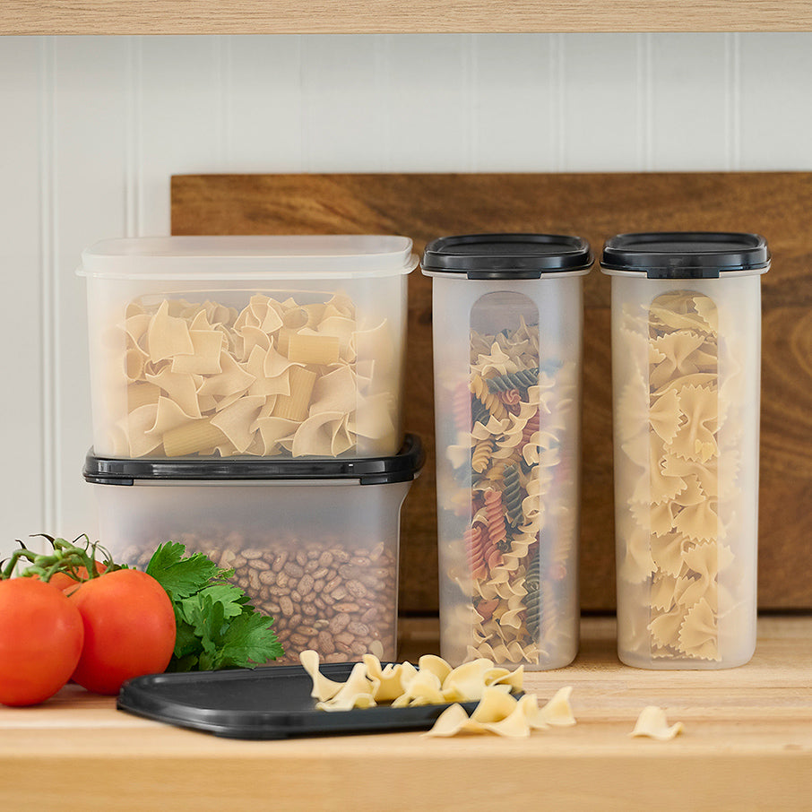 tupperware modular mates square 2 voedselbewaarcontainer gitzwart