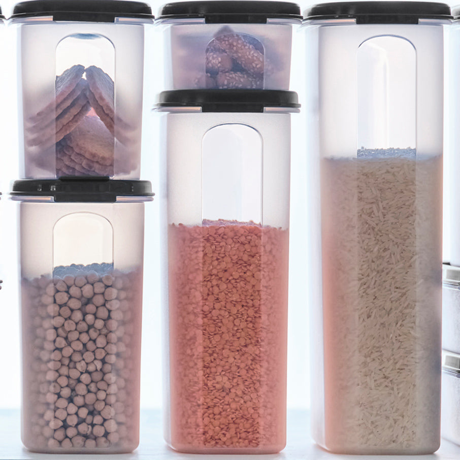 tupperware modular mates ovaal 5 voedselbewaarcontainer gitzwart