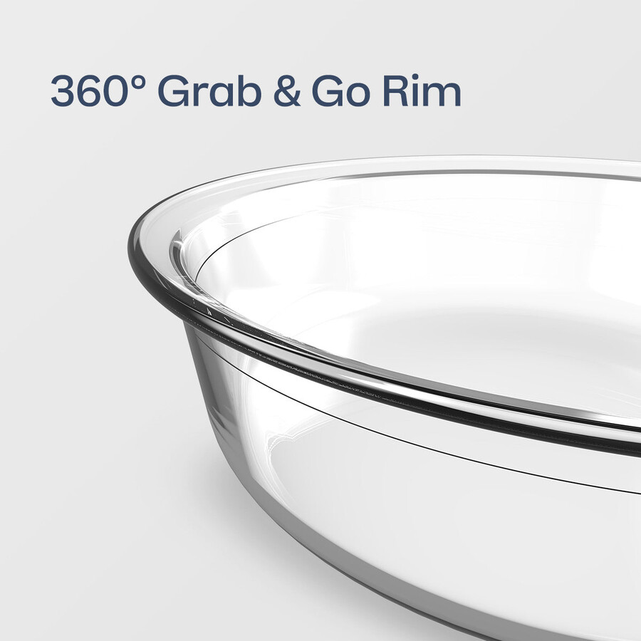 tupperware voila ronde glazen ovenschaal luchtdichte voedselbewaarschaal