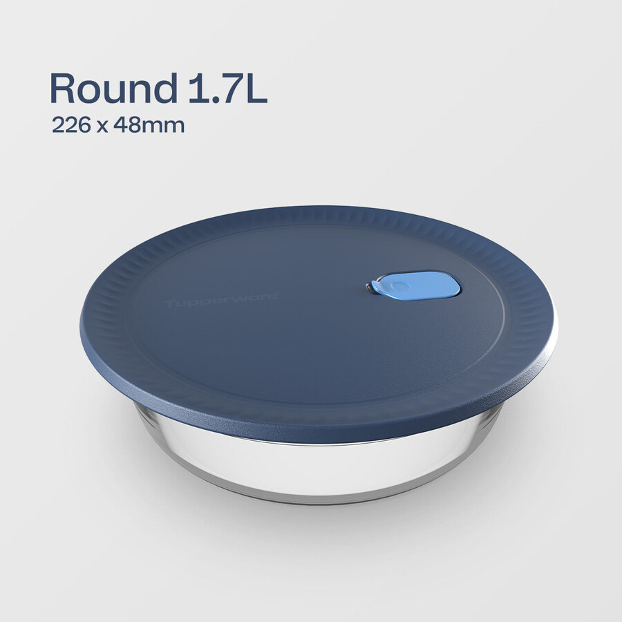 tupperware voila ronde glazen ovenschaal luchtdichte voedselbewaarschaal