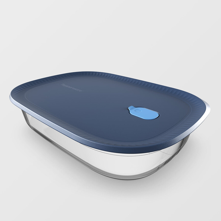 tupperware voila glazen rechthoekige xl bakvorm luchtdichte bakvorm