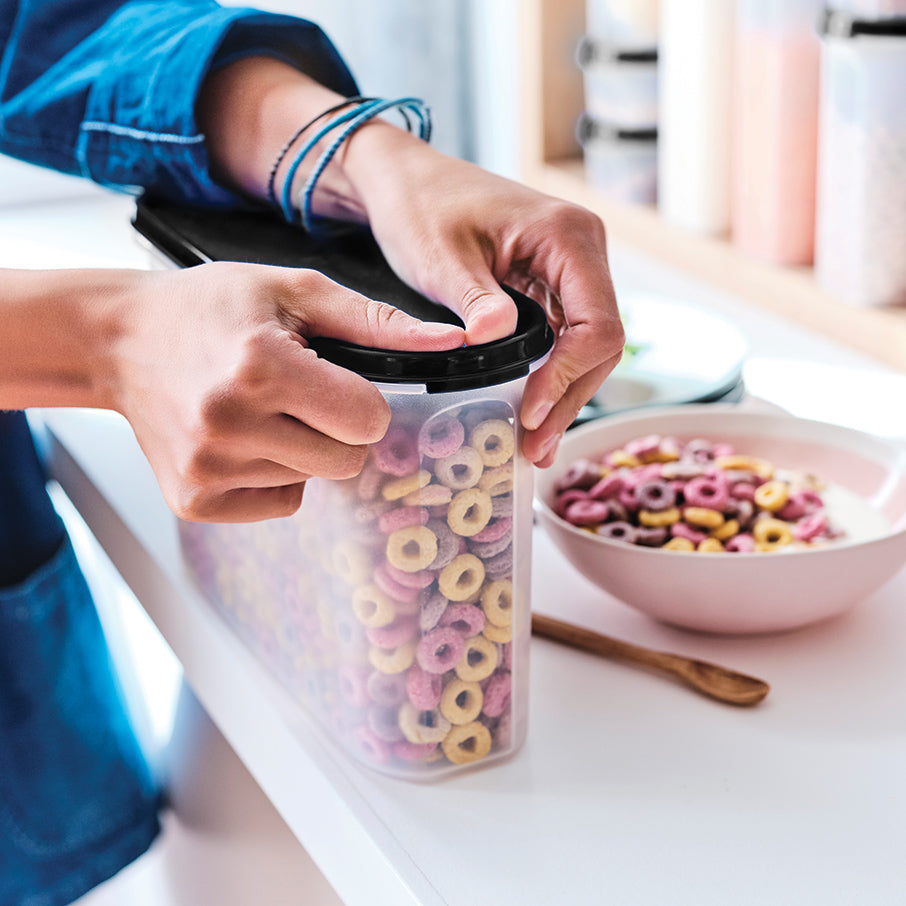 tupperware modular mates super oval 3 voedselbewaarcontainer gitzwart