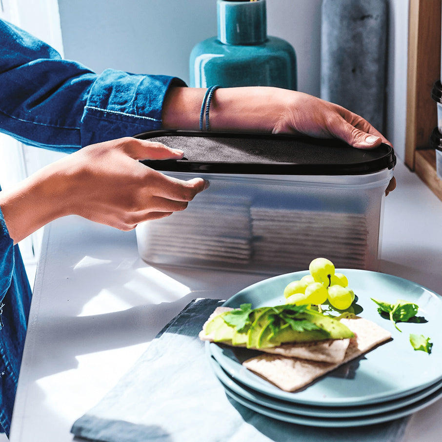 tupperware modular mates super oval 2 voedselbewaarcontainer gitzwart