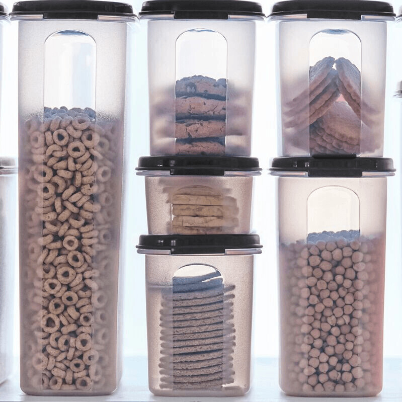 tupperware modular mates super oval 2 voedselbewaarcontainer gitzwart