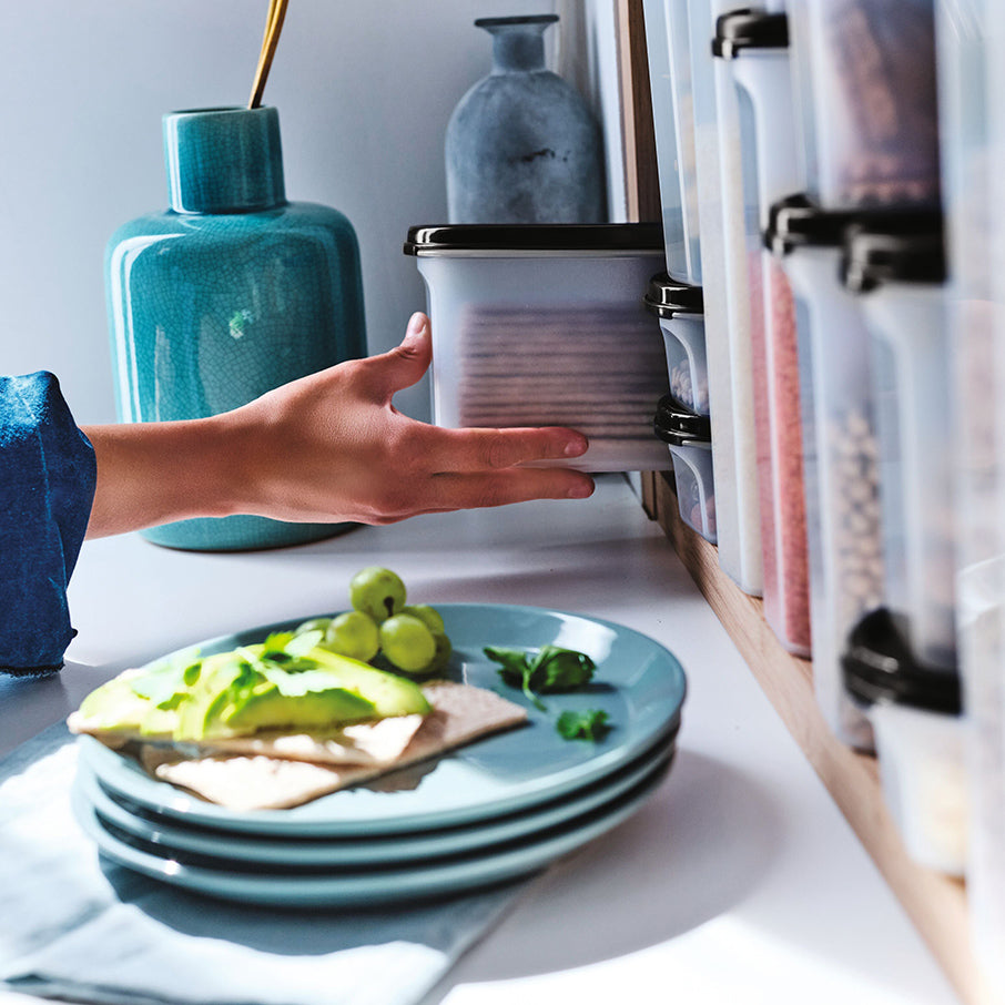 tupperware modular mates super oval 2 voedselbewaarcontainer gitzwart