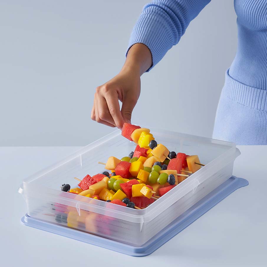tupperware snack-stor grote luchtdichte voedselbewaarcontainer ijsblokje