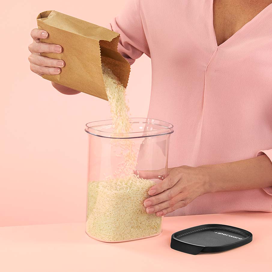 tupperware ultra clear oval 9½ kopjes 22 l cosmos sluiting