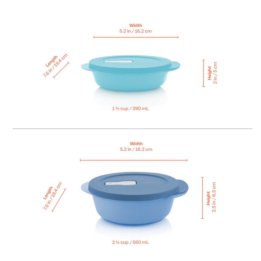 crystalwave plus ronde set blauw oranje