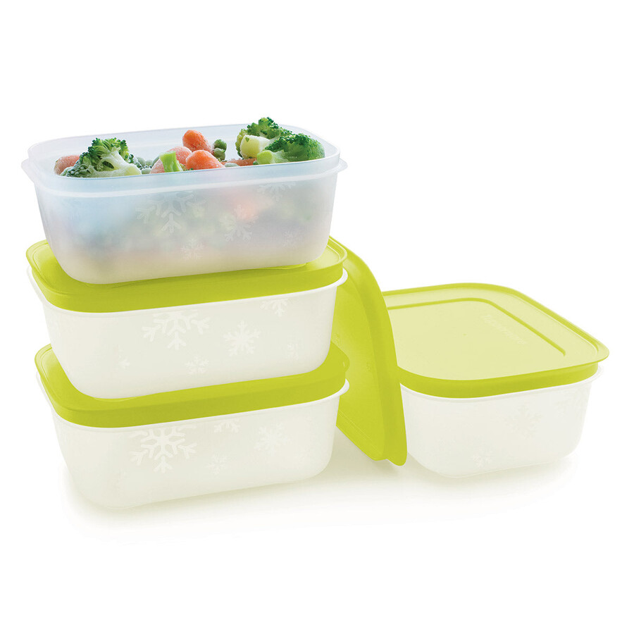 tupperware freezer mates plus kleine ondiepe 4-delige opbergset