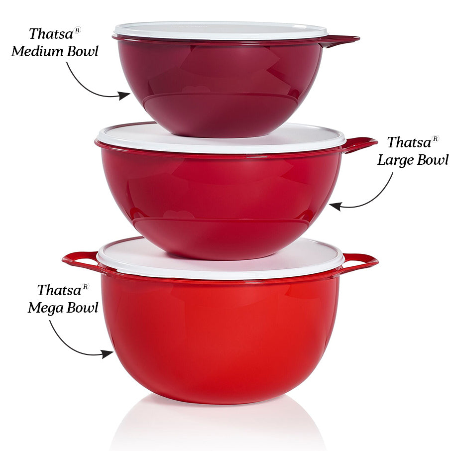 tupperware thatsa medium kom luchtdicht lekvrij 19 kopjes45 liter bordeaux