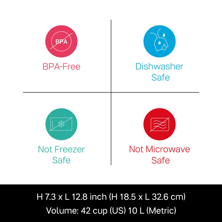 tupperware thatsa mega bowl luchtdichte lekvrije mengkom 42 cu chili