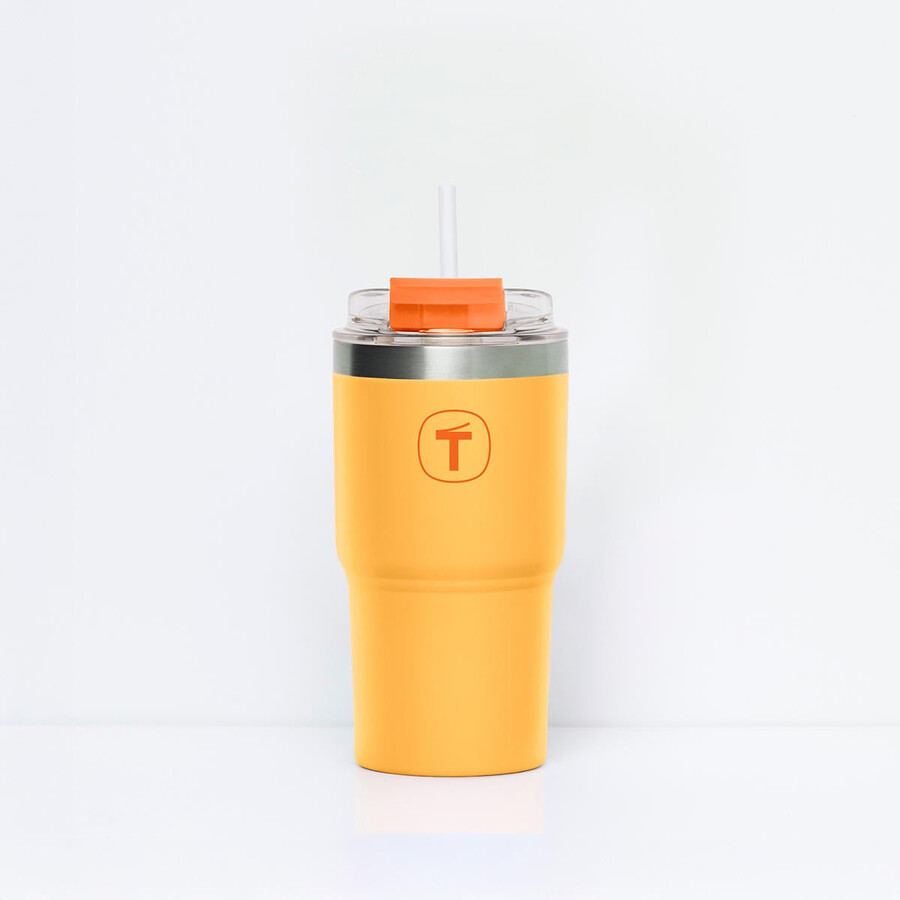 tupperware big t drinkbeker 630 ml zonsondergang-oranje