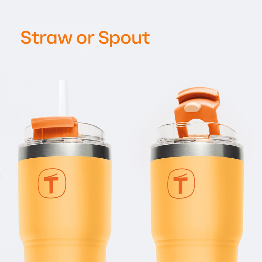 tupperware big t drinkbeker 630 ml zonsondergang-oranje