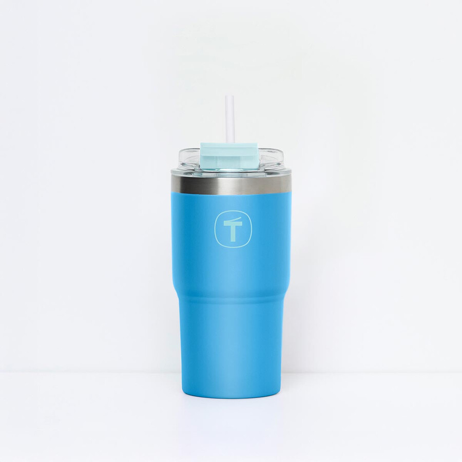 tupperware big t drinkbeker 630 ml daybreak-blauw