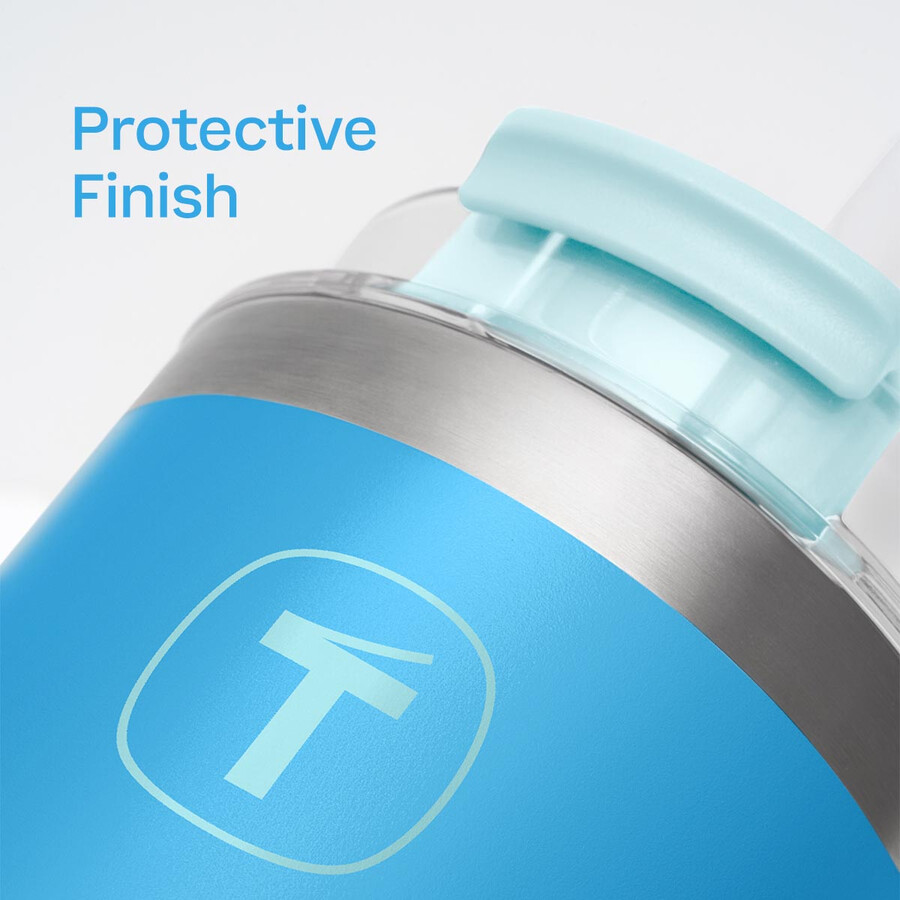 tupperware big t drinkbeker 630 ml daybreak-blauw
