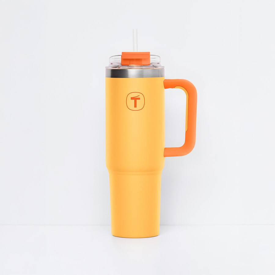 tupperware big t drinkbeker 11 liter zonsondergang-oranje