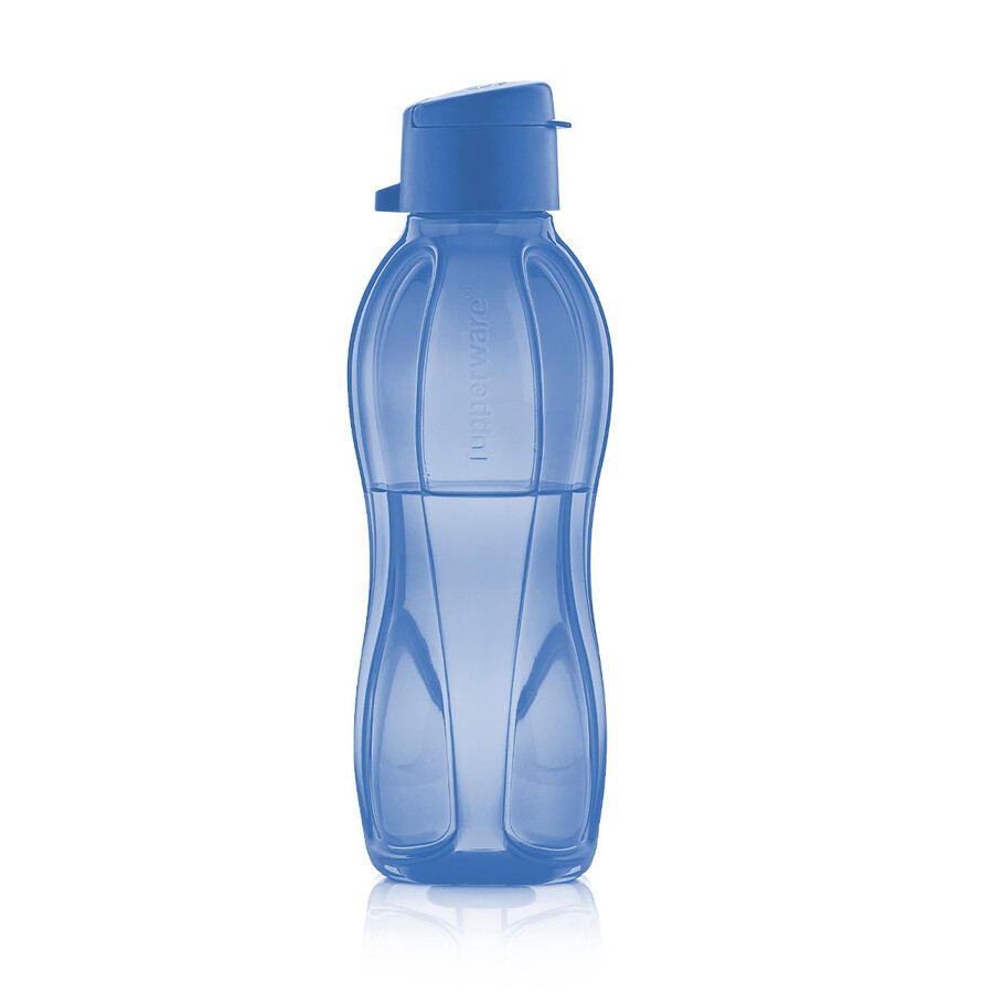 eco fles klein blauw