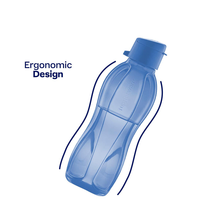 eco fles klein blauw