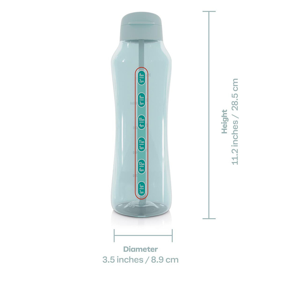 eco aquavibe fles 12 l aquamarijn