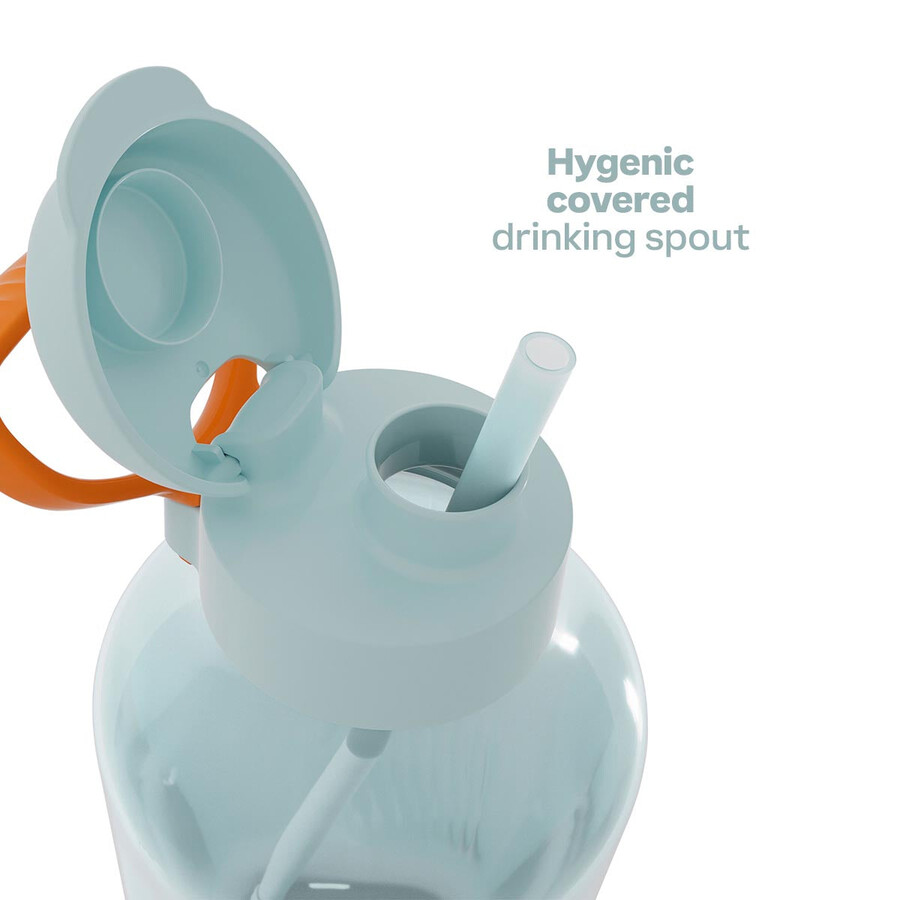 ecoaquavibe fles 2 l aquamarijn