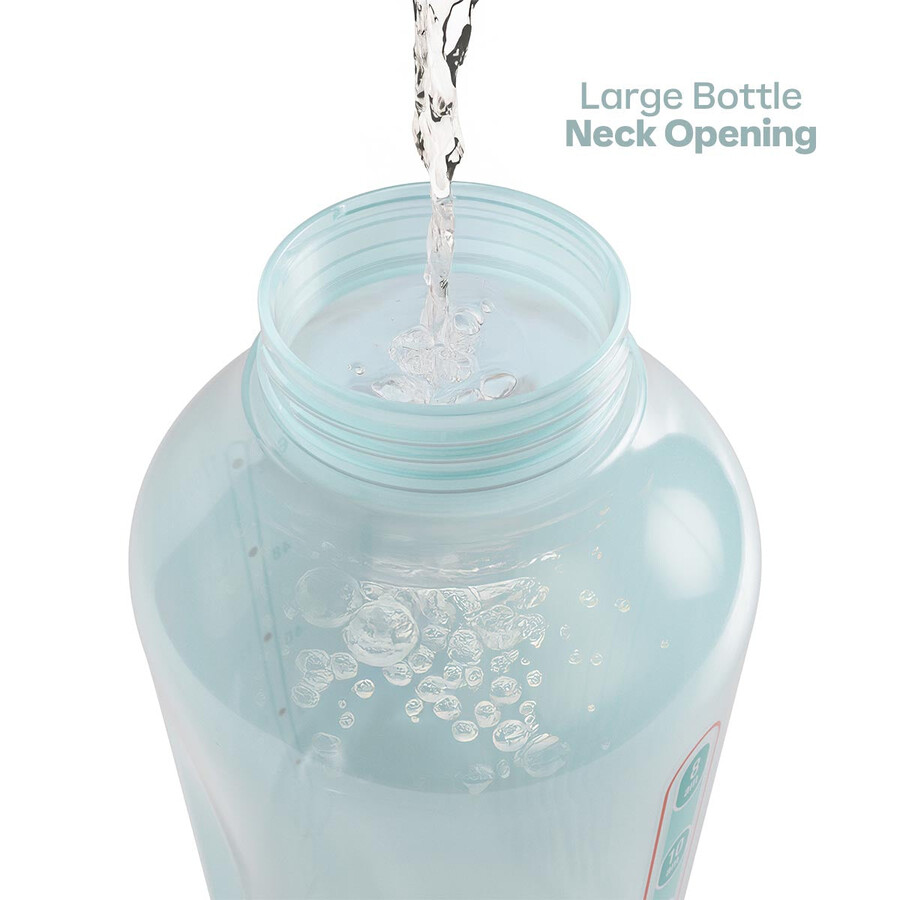 ecoaquavibe fles 2 l aquamarijn