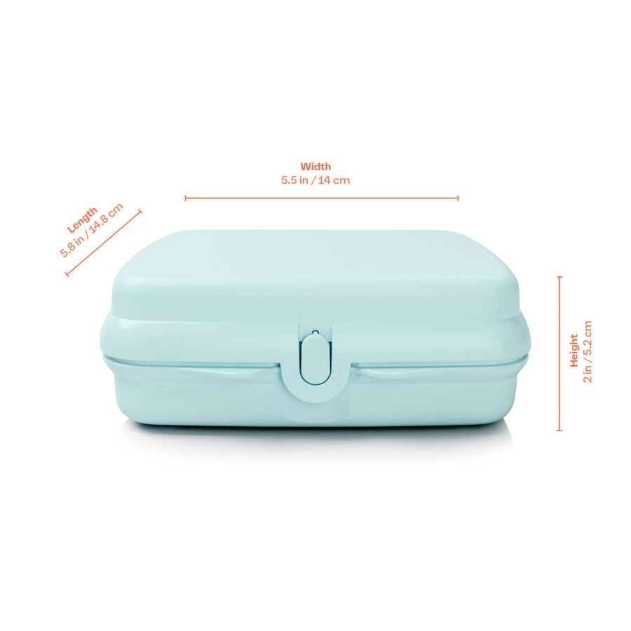 tupperware sandwich keepers - 2 gemakkelijk te openen lunchboxen voor kinderen