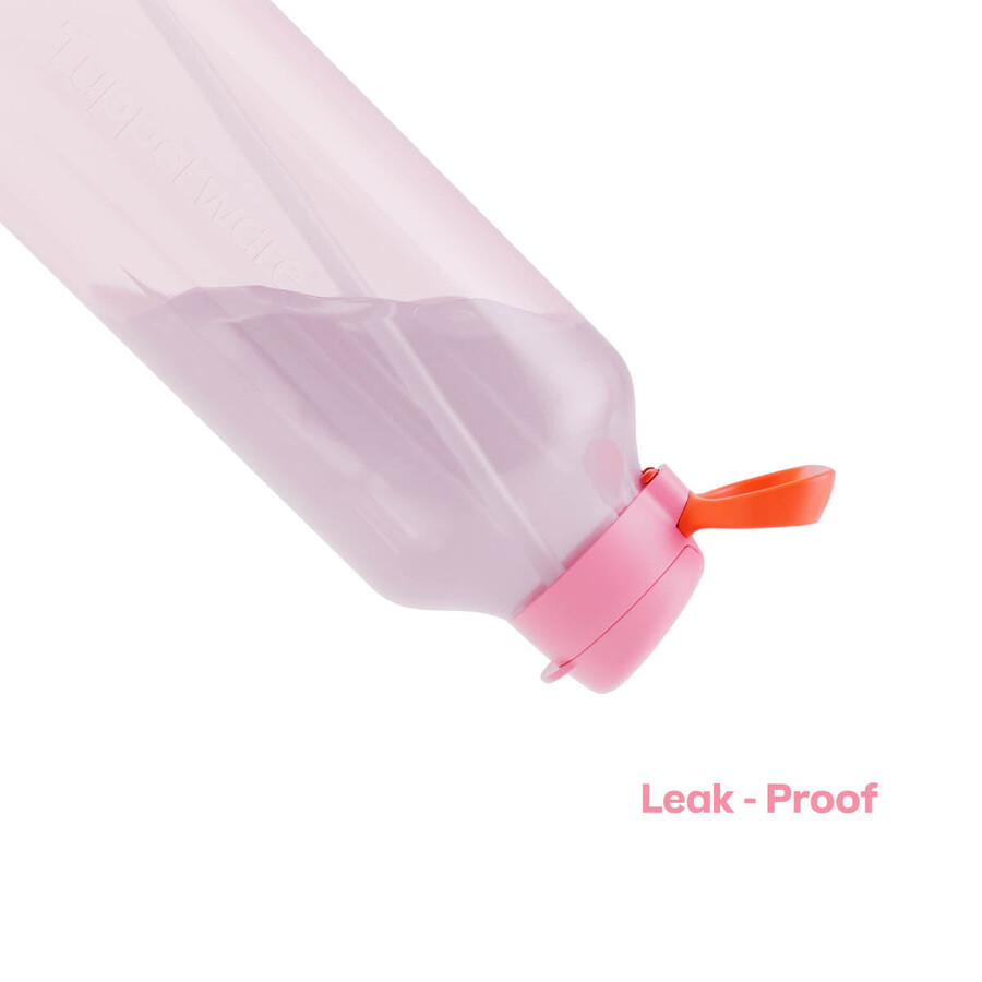 tupperware aquavibe waterfles 2 liter roze zachte snoepjes