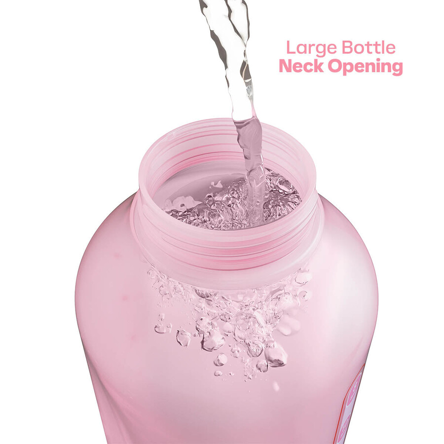 tupperware aquavibe waterfles 2 liter roze zachte snoepjes