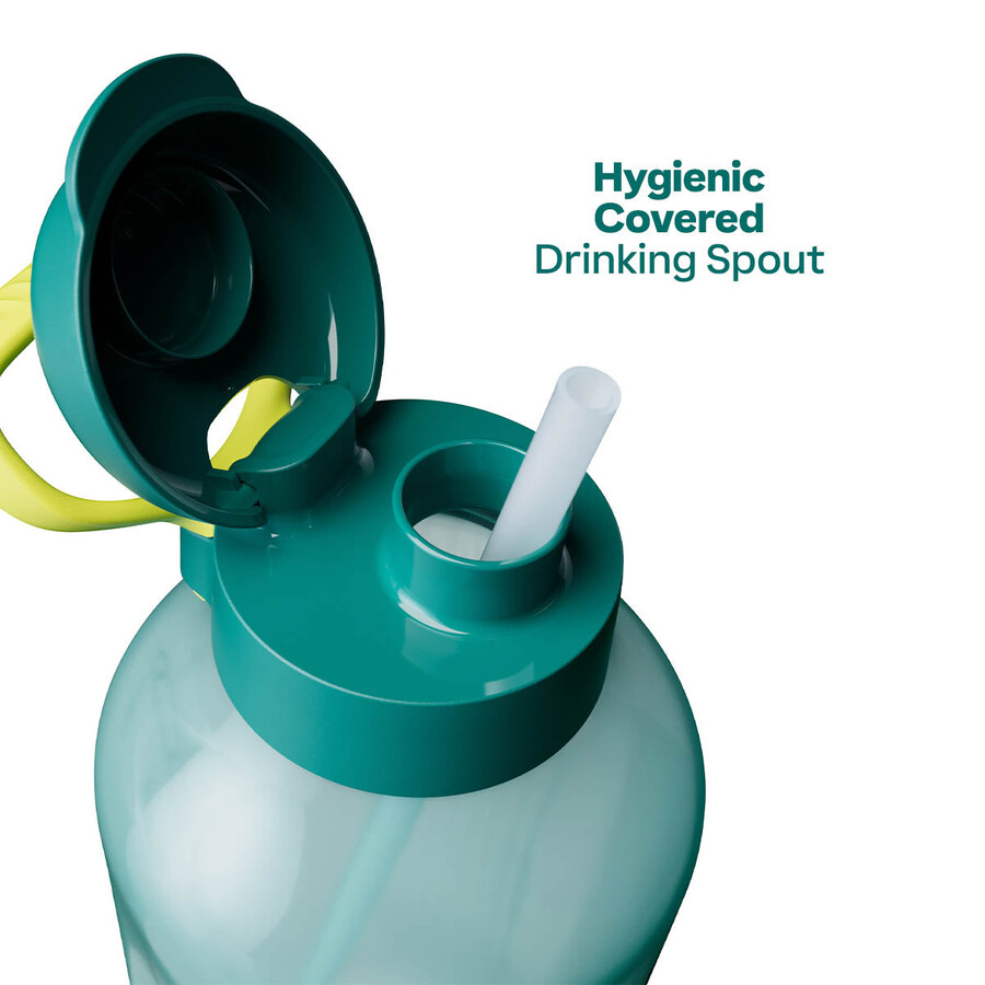 tupperware aquavibe waterfles 2 liter groen mysterieus groen